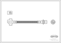 สายเบรค CORTECO OEM 1631051 หมายเลขสินค้า 1 9 0 3 2 3 0 9, FORD (108225)