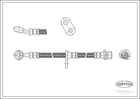 สายเบรค CORTECO OEM 01466S5AJ02 หมายเลขสินค้า 1 9 0 3 2 3 1 3, HONDA (108229)