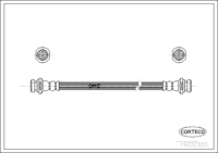 สายเบรค CORTECO OEM 4291158 หมายเลขสินค้า 1 9 0 3 2 3 2 0, OPEL (108236)