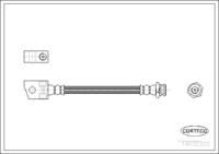 สายเบรค CORTECO OEM 8942226851 หมายเลขสินค้า 1 9 0 3 2 3 2 2, ISUZU (108238)
