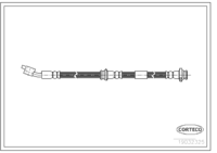 สายเบรค CORTECO OEM 462104U200 หมายเลขสินค้า 1 9 0 3 2 3 2 5, NISSAN (108241)