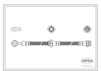 สายเบรค CORTECO OEM 462144U011 หมายเลขสินค้า 1 9 0 3 2 3 2 6, NISSAN (108242)