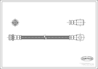 Brake Hose, CORTECO, OEM 46210C8000, Article number 1 9 0 3 2 3 2 8, NISSAN (108244)