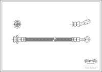 สายเบรค CORTECO OEM 5154080151 หมายเลขสินค้า 1 9 0 3 2 3 4 7, SUZUKI (108259)
