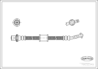 สายเบรค CORTECO OEM 9004922146 หมายเลขสินค้า 1 9 0 3 2 3 4 9, DAIHATSU (108261)