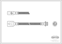 สายเบรค CORTECO OEM 4621020J00 หมายเลขสินค้า 1 9 0 3 2 3 5 7, NISSAN (108269)