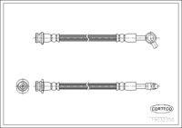 Brake Hose, CORTECO, OEM 4621001J10, Article number 1 9 0 3 2 3 5 8, NISSAN (108270)