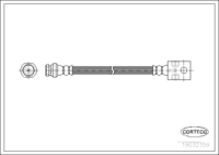 Brake Hose, CORTECO, OEM 4621001J00, Article number 1 9 0 3 2 3 5 9, NISSAN (108271)