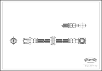 สายเบรค CORTECO OEM 34321503079 หมายเลขสินค้า 1 9 0 3 2 3 7 2, MINI (108284)