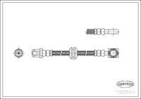 Brake Hose, CORTECO, OEM 34306760221, Article number 1 9 0 3 2 3 7 3, MINI (108285)