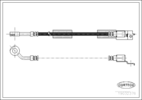 สายเบรค, CORTECO, OEM 52008675, หมายเลขสินค้า 1 9 0 3 2 3 7 6, CHRYSLER (108288)