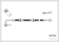 สายเบรค CORTECO OEM 5155065D00 หมายเลขสินค้า 1 9 0 3 2 3 8 3, SUZUKI (108295)