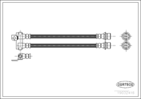 Brake Hose, CORTECO, OEM 1089437, Article number 1 9 0 3 2 4 1 6, FORD (108302)