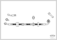 สายเบรค CORTECO OEM 5154085C00 หมายเลขสินค้า 1 9 0 3 2 4 3 1, SUZUKI (108316)