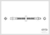 สายเบรค CORTECO OEM 32687075 หมายเลขสินค้า 1 9 0 3 2 4 3 3, VOLVO (108318)