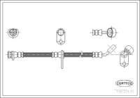 สายเบรค CORTECO, OEM 01466SR3903, หมายเลขสินค้า 1 9 0 3 2 4 3 5, HONDA (108320)