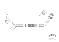 สายเบรค CORTECO, OEM , หมายเลขสินค้า 1 9 0 3 2 4 3 6, (108321)