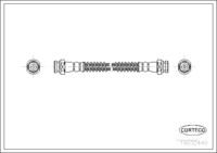 สายเบรค CORTECO OEM MB950626 เลขสินค้า 1 9 0 3 2 4 4 0, MITSUBISHI (108325)
