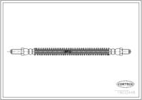 สายเบรค CORTECO OEM CAC7876 เลขสินค้า 1 9 0 3 2 4 4 8, JAGUAR (108331)