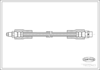 สายเบรค, CORTECO, OEM 34322228295, หมายเลขสินค้า 1 9 0 3 2 4 6 3, BMW (108339)