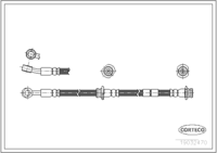 สายเบรค CORTECO OEM 4621050Y07 หมายเลขสินค้า 1 9 0 3 2 4 7 0, NISSAN (108346)