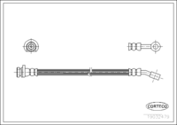 Brake Hose, CORTECO, OEM GBH90282, Article number 1 9 0 3 2 4 7 9, MG (108354)