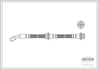 สายเบรค CORTECO OEM 462105F006 หมายเลขสินค้า 1 9 0 3 2 4 9 0, NISSAN (108364)