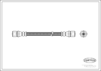 Brake Hose, CORTECO, OEM 26541AE010, Article number 1 9 0 3 2 5 0 1, SUBARU (108375)
