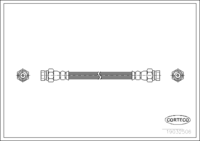 สายเบรค CORTECO, OEM , หมายเลขสินค้า 1 9 0 3 2 5 0 6, (108380)
