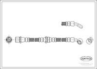 สายเบรค CORTECO OEM 26550FC030 หมายเลขสินค้า 1 9 0 3 2 5 0 7, SUBARU (108381)