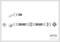 สายเบรค CORTECO OEM 26550FC040 หมายเลขสินค้า 1 9 0 3 2 5 0 8, SUBARU (108382)