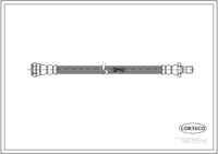 สายเบรค CORTECO, OEM , หมายเลขสินค้า 1 9 0 3 2 5 1 6, (108387)