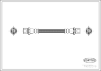สายเบรค CORTECO OEM 26531AA020 หมายเลขสินค้า 1 9 0 3 2 5 1 9, SUBARU (108390)