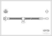 สายเบรค CORTECO OEM GBH245 หมายเลขสินค้า 1 9 0 3 2 5 3 6, ROVER (108407)