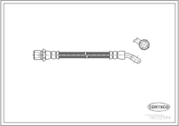สายเบรค CORTECO OEM 725531290 หมายเลขสินค้า 1 9 0 3 2 5 4 4, SUBARU (108414)