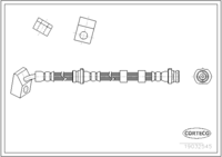 สายเบรค CORTECO, OEM , หมายเลขสินค้า 1 9 0 3 2 5 4 5, (108415)