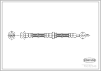 สายเบรค, CORTECO, OEM 562354, หมายเลขสินค้า 1 9 0 3 2 5 4 6, OPEL (108416)