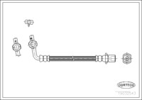 สายเบรค CORTECO สำหรับ TOYOTA (Part Number: 9094702484)