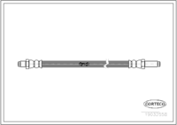 สายเบรค CORTECO OEM C30754 เลขสินค้า 1 9 0 3 2 5 5 8, JAGUAR (108426)