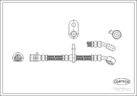 สายเบรค CORTECO OEM 01466S30000 หมายเลขสินค้า 1 9 0 3 2 5 8 2, HONDA (108438)
