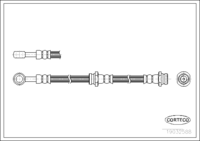 สายเบรค CORTECO OEM 5158060B00 หมายเลขสินค้า 1 9 0 3 2 5 8 8, SUZUKI (108444)