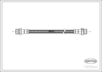 สายเบรค, CORTECO, OEM 4293032, หมายเลขสินค้า 1 9 0 3 2 5 9 0, OPEL (108446)