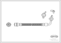 สายเบรค CORTECO, OEM , หมายเลขสินค้า 1 9 0 3 2 5 9 3, (108449)