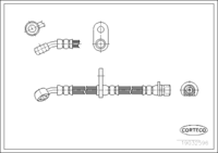 สายเบรค CORTECO OEM 01468S30000 หมายเลขสินค้า 1 9 0 3 2 5 9 6, HONDA (108452)