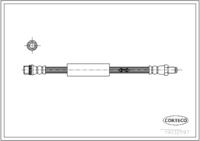 Brake Hose, CORTECO, OEM 4405655, Article number 1 9 0 3 2 5 9 7, OPEL (108453)