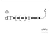 สายเบรค, CORTECO, OEM 480688, หมายเลขสินค้า 1 9 0 3 2 6 1 1, PEUGEOT (108467)
