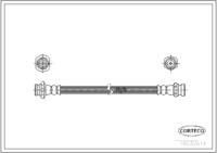 สายเบรค CORTECO OEM 4295681 หมายเลขสินค้า 1 9 0 3 2 6 1 4, OPEL (108470)