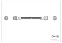 สายเบรค CORTECO OEM 4621201A11 หมายเลขสินค้า 1 9 0 3 2 6 1 6, NISSAN (108472)