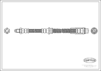สายเบรค CORTECO OEM GBH90336 หมายเลขสินค้า 1 9 0 3 2 6 1 7, MG (108473)