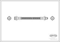 สายเบรค CORTECO OEM 5873111100 หมายเลขสินค้า 1 9 0 3 2 6 2 2, HYUNDAI (108478)